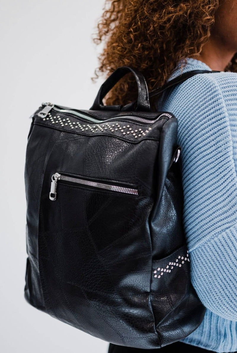 annabelle leather backpack Annabelle Convertible Backpack – Near and Far Boutique