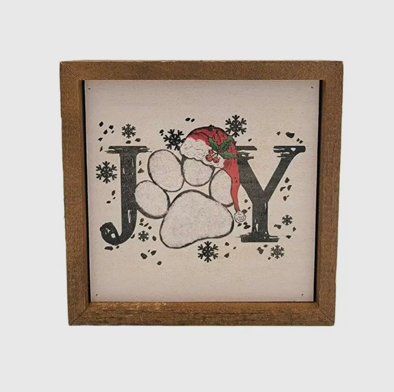 “JOY” Wooden Sign