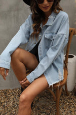 Distressed Denim Jacket