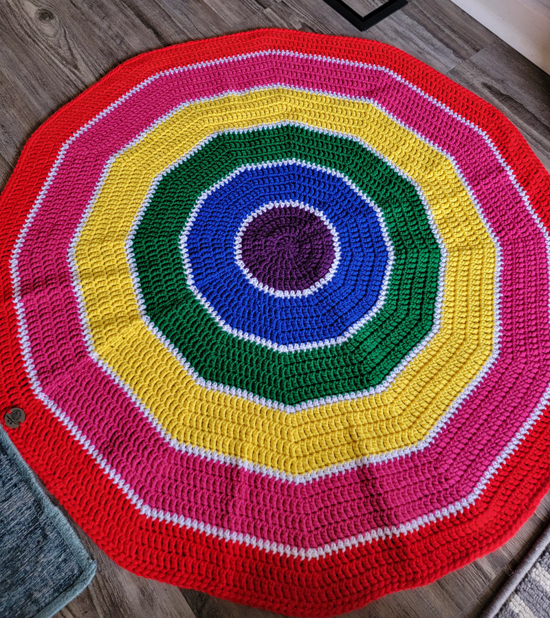 Round Baby Blanket