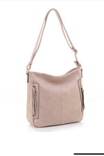 Fashion Zip Side Shoulder Bag