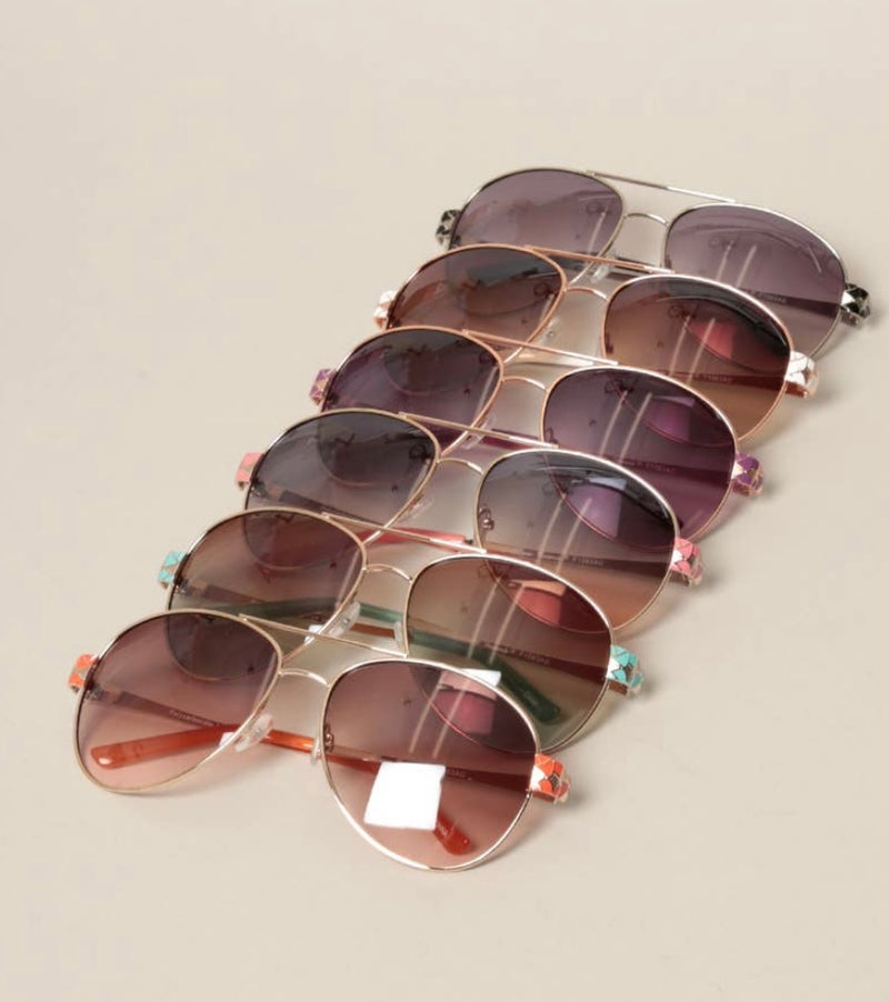 Aviator Style Sunglasses