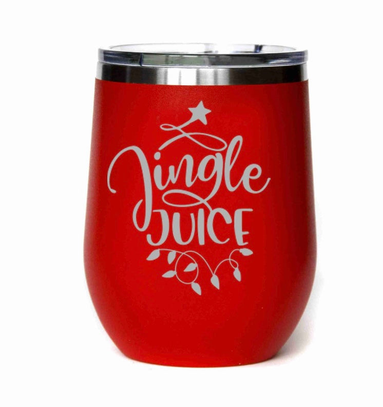 “Jingle Juice” Wine Tumbler