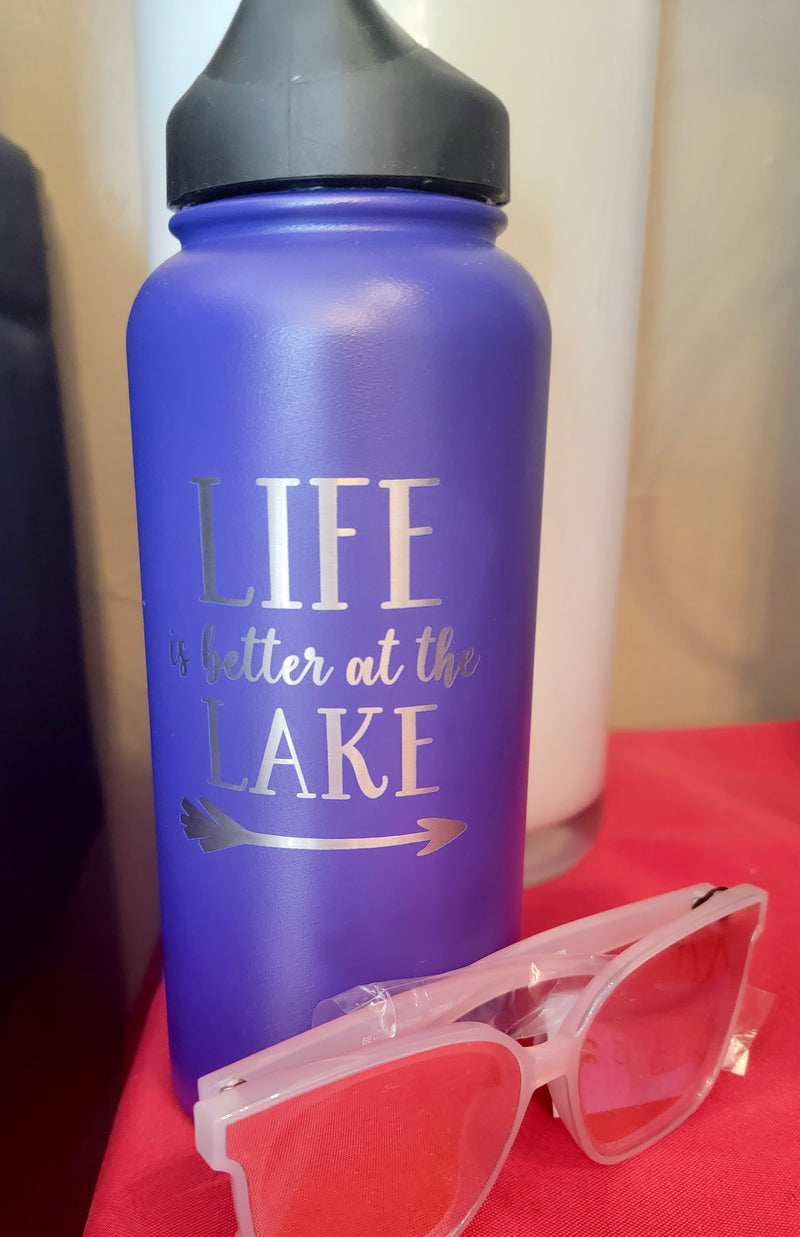 “Life is Better at the Lake” Water Bottle