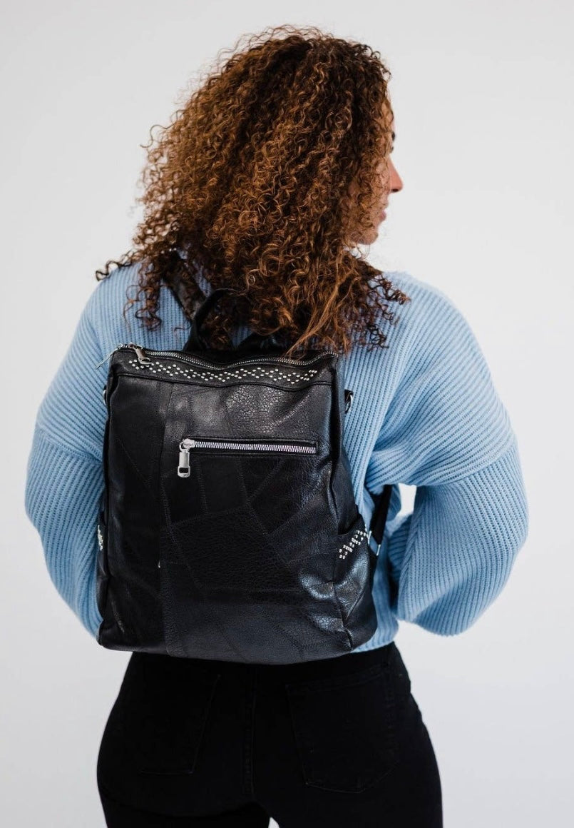 annabelle leather backpack Annabelle Convertible Backpack – Near and Far Boutique