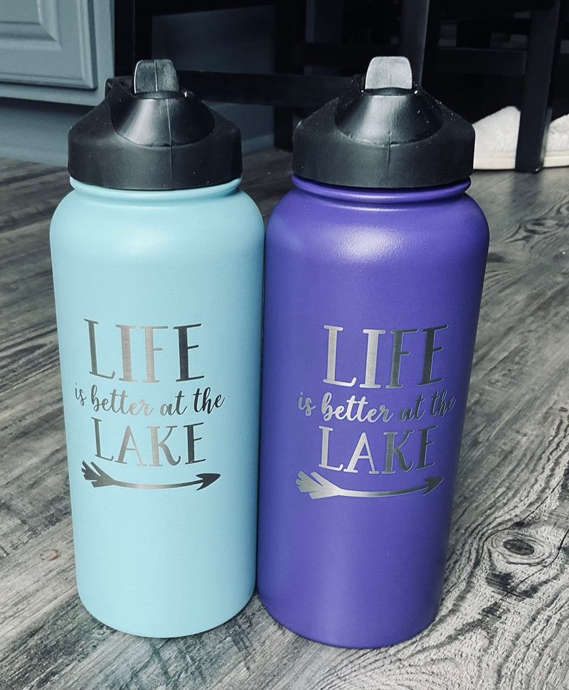 “Life is Better at the Lake” Water Bottle